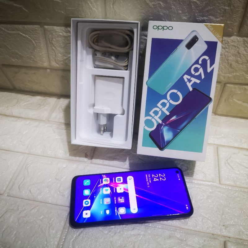 (BELI 1 DAPAT 1) HP OPPO A92 8GB/128 BLACK SECOND SECHOND SEKEN 2ND