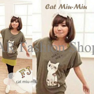 GROSIR  BAJU RAJUT : CAT MIU MIU