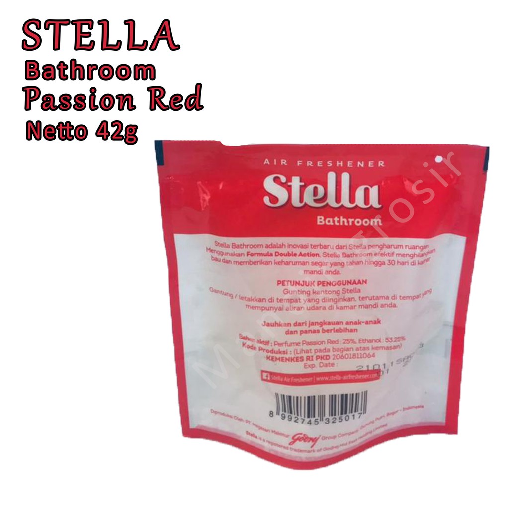 Stella Bathroom * Dynamic Red * Air Freshener * 42g