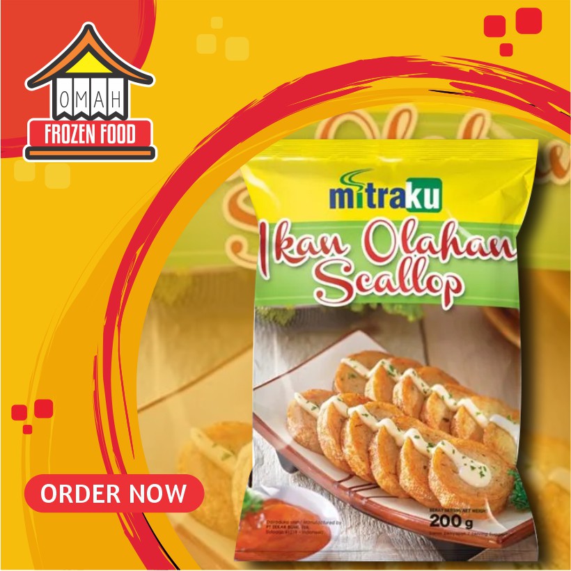 Mitraku Scallop Olahan Ikan 200gr