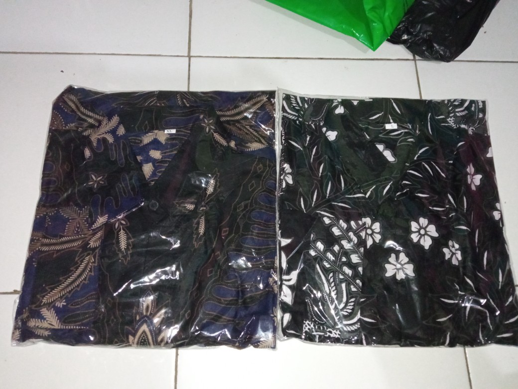 Kemeja Batik Pekalongan Formal Kantor Pria Dewasa Lengan Panjang