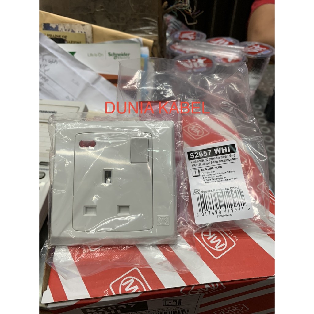 Stop kontak AC MK / Stopkontak AC MK S2657 WHI