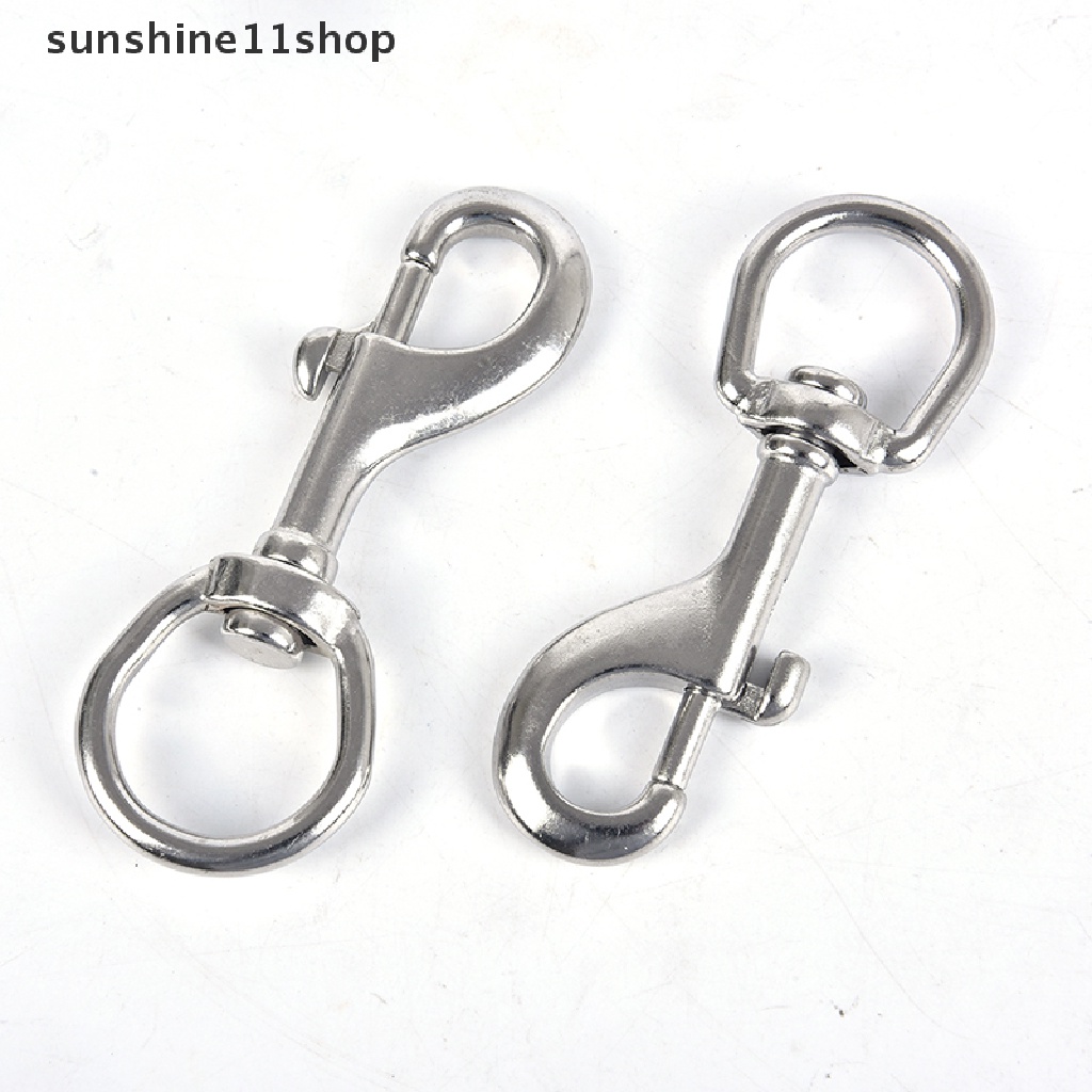 Sho Klip Kait Baut Snap BCD Bahan Stainless Steel Untuk Aksesoris Alat Menyelam