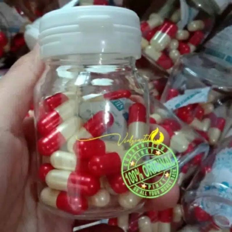 PINK STRONG OBAT DIET PUTIH MERAH free masker random
