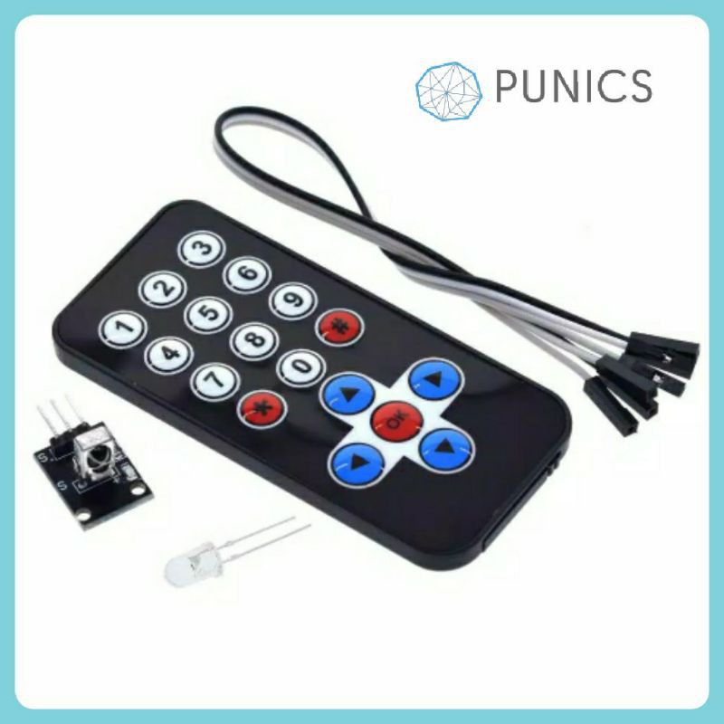 HX1838 Remote Control IR Infrared Modul Set HX 1838 untuk Arduino