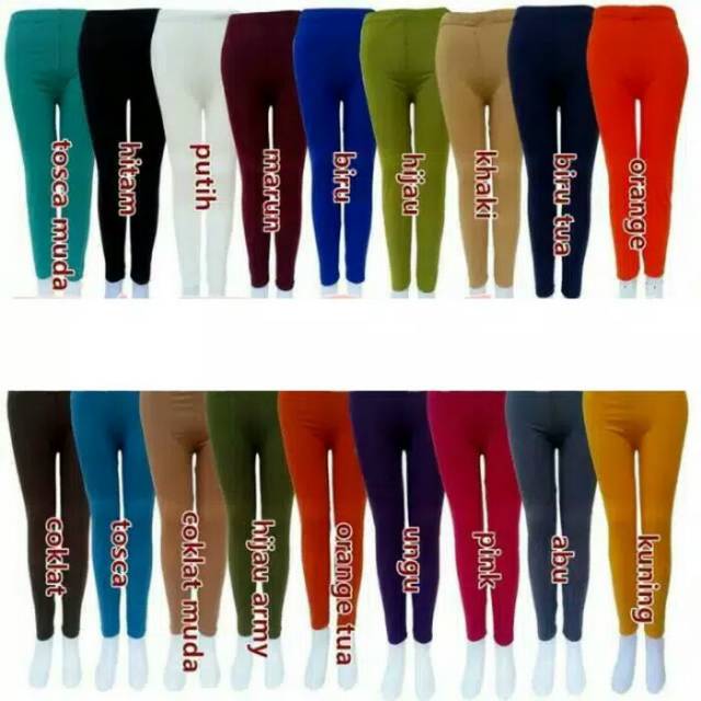 Legging Soft Rayon Standar &amp; Jumbo