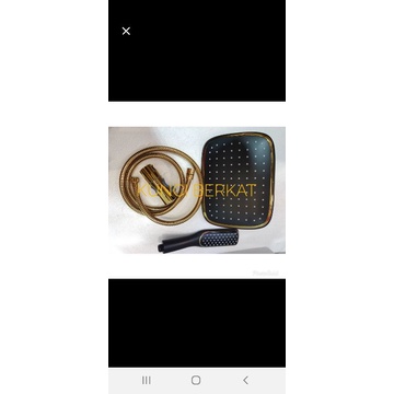 Shower Coloum/Sower colom 3 in 1/Panas Dingin/Hitam/Shower set/Black Gold