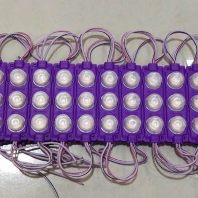 100Pcs MODUL 3030 3 LED 7520 24V - Ice blue - Ungu
