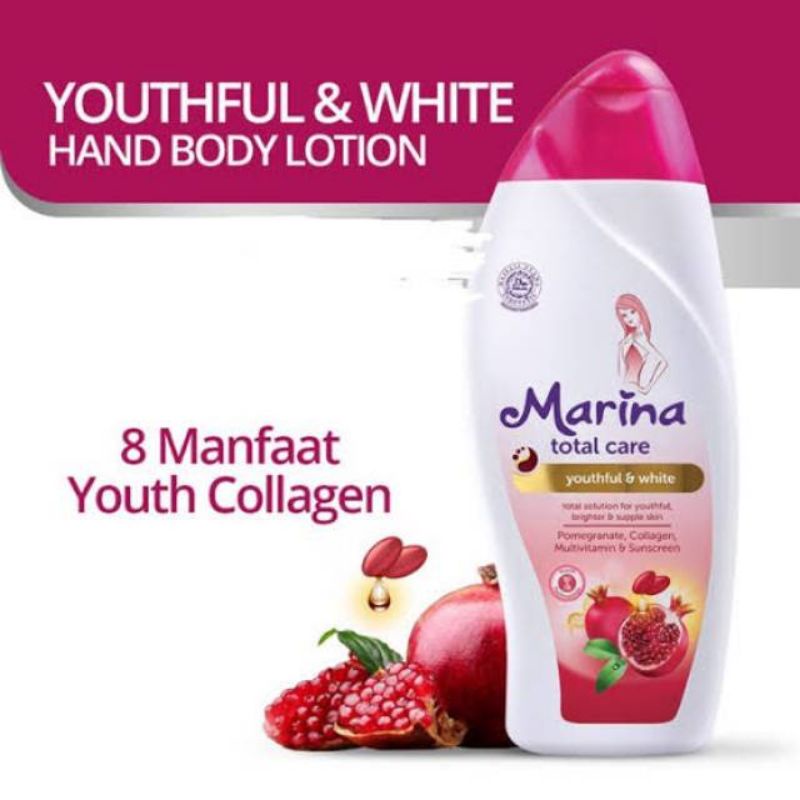 Marina Handbody Lotion Total Care 185ml & 460ml