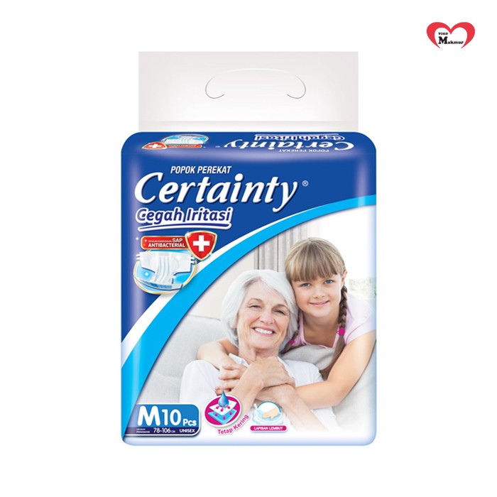 Popok Dewasa Perekat Certainty M10/L10/Xl10 / Toko Makmur Online