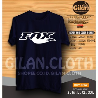  Kaos  BAJU  Motor Fox  RACING Design V 1 Simple KAOS  OTOMOTIF 