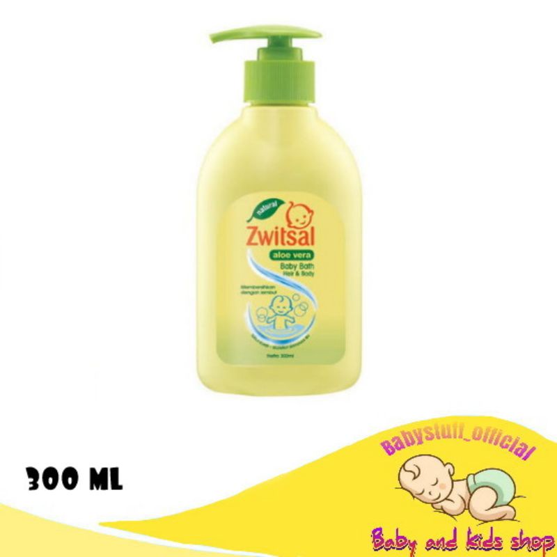 Jual Zwitsal Baby Bath 2 In 1 Pump 300ml / Zwitsal Hair ANd Body 300 ML ...