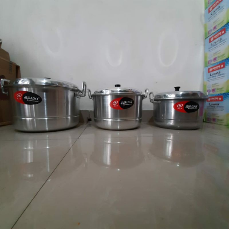 PROMO!! PANCI LANGSENG JAWA KUKUSAN PANCI SERBAGUNA 20-22-24-26-28-30-33-36-40 CM PANCI MASAK NASI