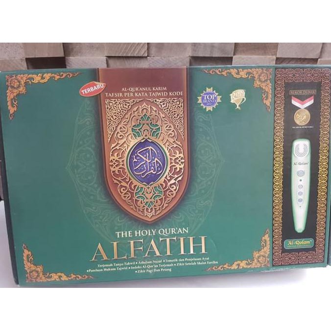 Al-Quran Al-Fatih Talking Pen Al Qolam + Iqro' Produk Asli