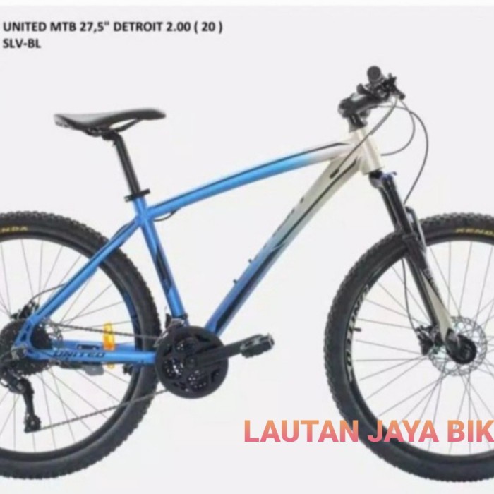 SEPEDA GUNUNG 27.5 MTB UNITED DETROIT 2.0 Terbaru