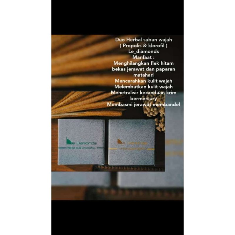 Le diamonds Herbal Soap Propolis