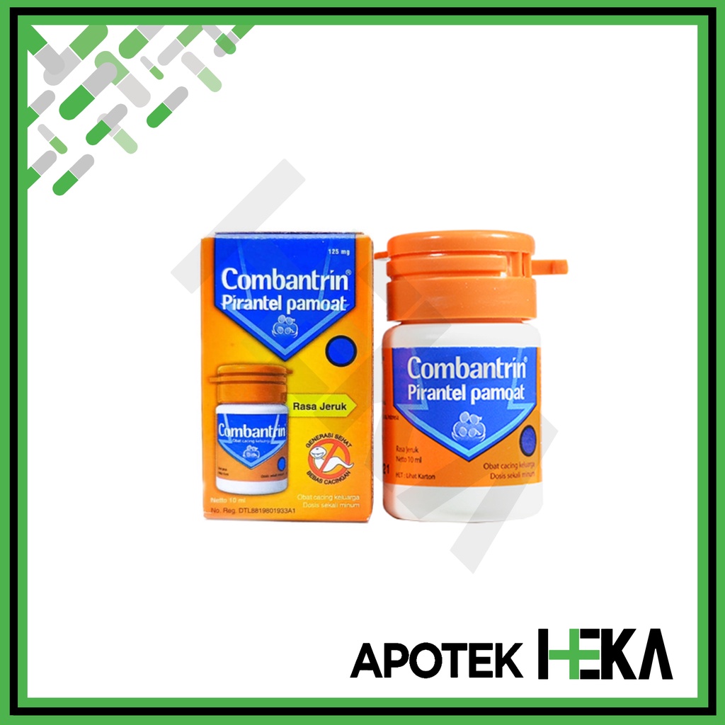 Combantrin Cair Sirup Rasa Jeruk 10 ml - Obat Cacing (SEMARANG)
