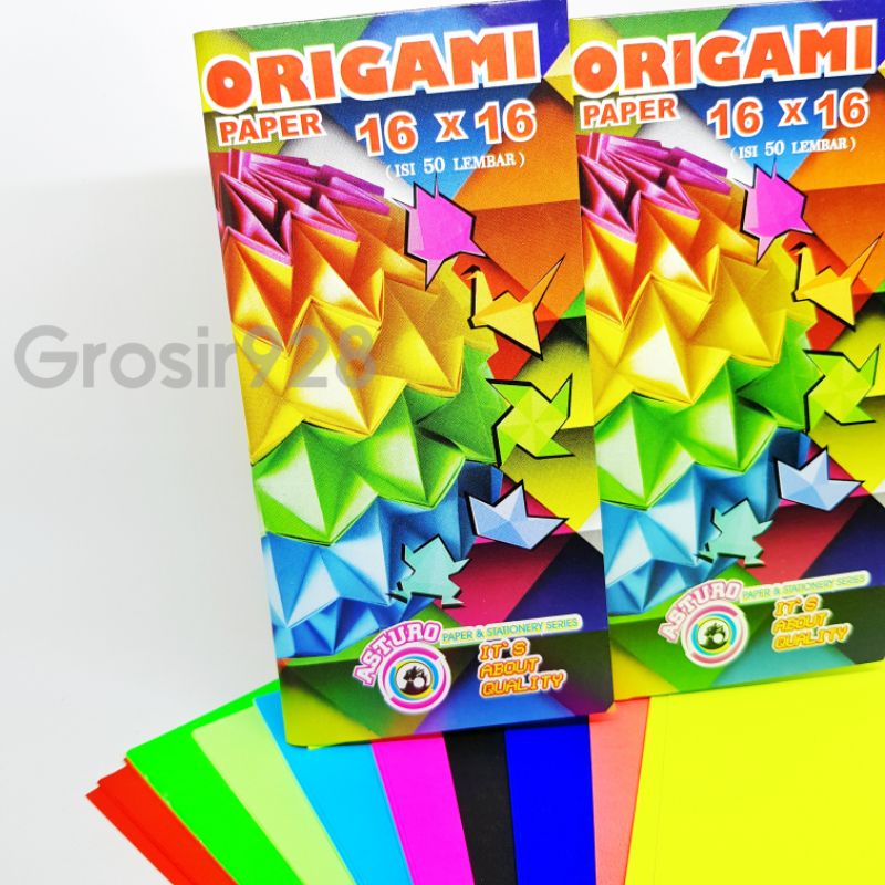 

Kertas Lipat / Origami Asturo 16 x 16 (50 lembar)