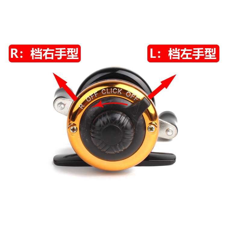 223&gt; Mini Reel AC100 Series Pancing Fishing Reel Gulungan Pancing Gear Ratio Merah Super Murah