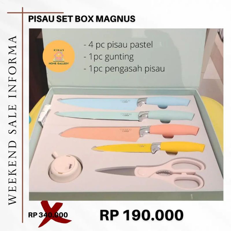 set pisau informa | hampers lebaran | pisau dapur lengkap