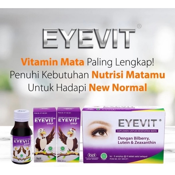 Eyevit Syrup 60 ml - Memelihara Kesehatan Mata