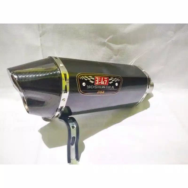 knalpot racing YOSHIMURA hanya slencer saja lengkap dengan per dan klem