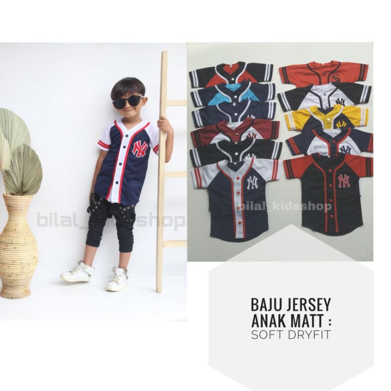 BAJU JERSEY ANAK LAKI PEREMPUAN