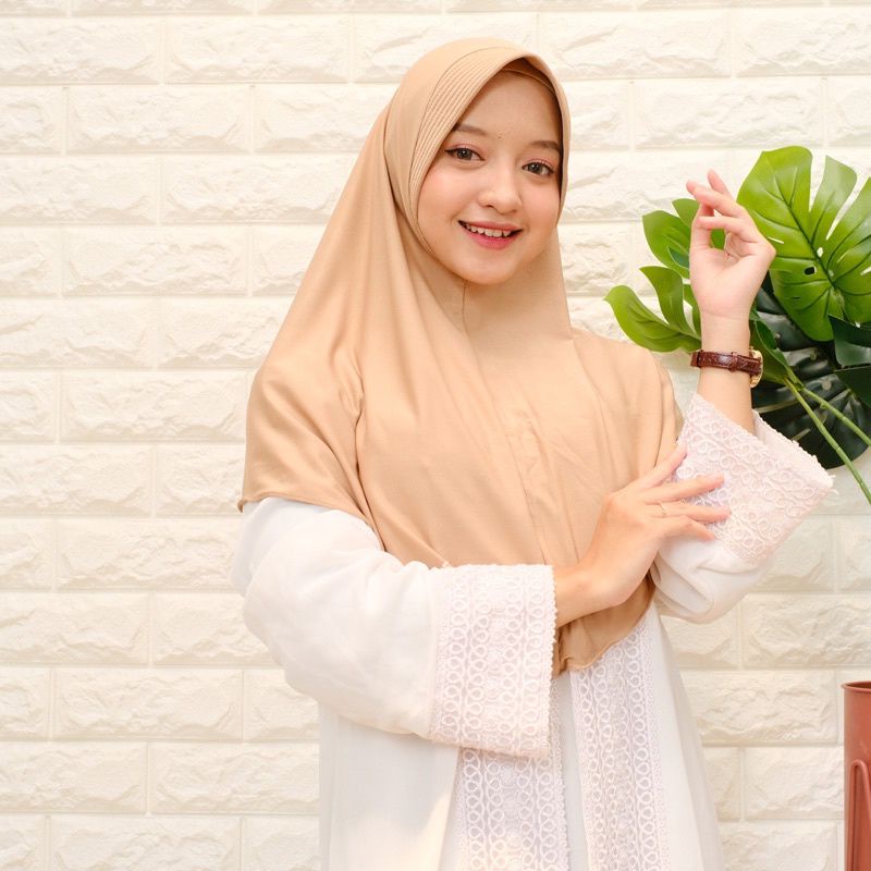 termurah jilbab instant jersey Bergo/hijab instan/hijab bergo/kerudung sekolah/hijab sport