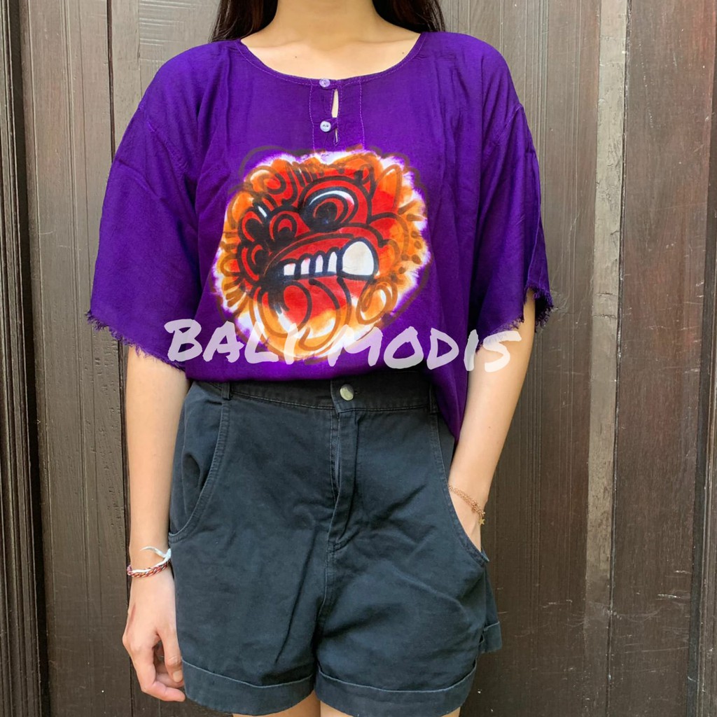 ATASAN BAJU BARONG LUKIS BALI
