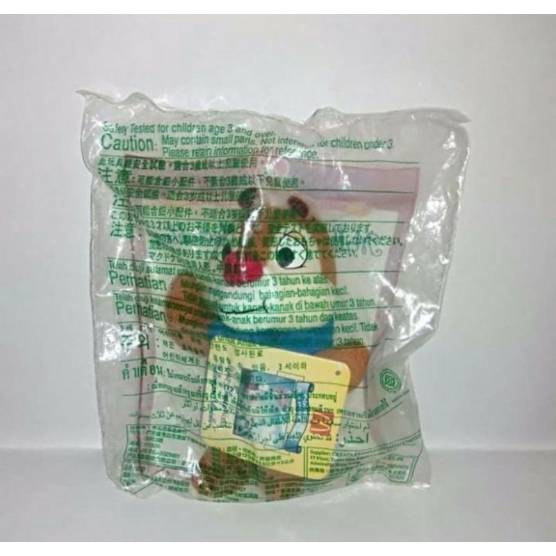 Chip and Dale - Disney Millenium - Set 2 Boneka - Happy Meal Mc Donald Donalds