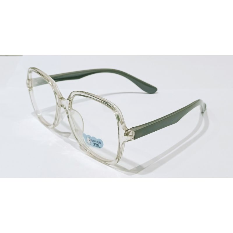 KACAMATA ANAK ANTI RADIASI GAGANG ELASTIS-Bening Abu