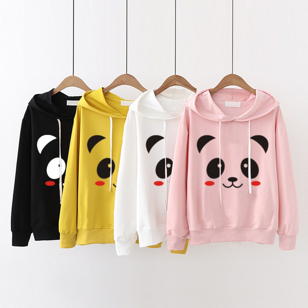 Bess - Sweater Hoodie Wanita / Sweater Hoodie Murah PANDA FACE