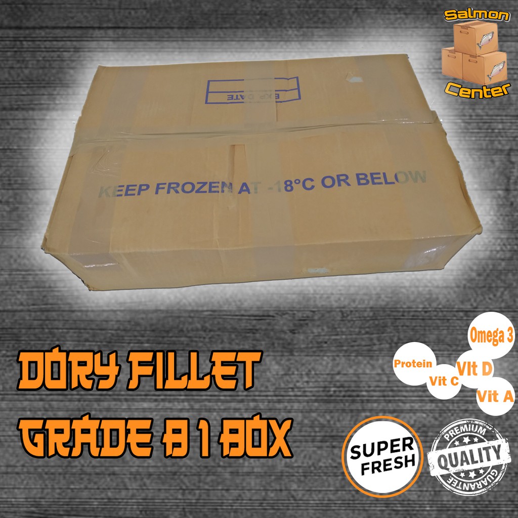 Ikan Dori / Dory Fillet Lokal Grade B 1 Box ( 10 KG )