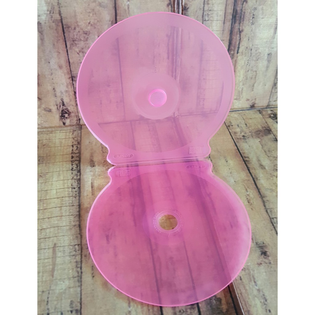 Kotak CD Case Oval / CD Kerang Tempat DVD Plastik - CDK01