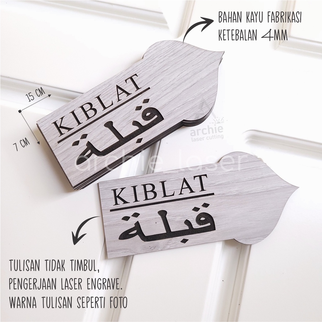 Kiblat Sign / Penanda Arah Kiblat