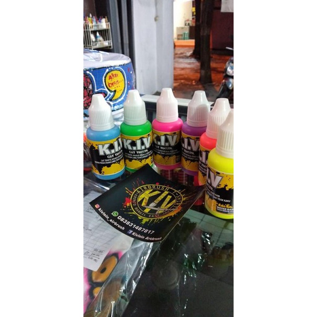 

Unik cat lukis textile sepaket tools Diskon