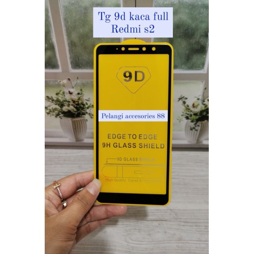 TEMPERED GLASS REDMI S2 ANTIGORES FULL LEM FULL COVER 9D ANTI GORES KACA