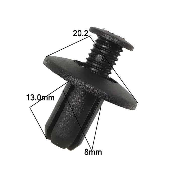 Baut Klip Body Plastik 8 mm Universal Untuk Pengikat body Mobil