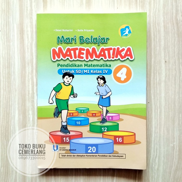 Buku Mari Belajar Matematika Sd Mi Kelas 4 Kurikulum 2013 Bk115 Shopee Indonesia