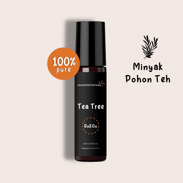 10ml Organic Tea Tree Essential Oil Roll On Pohon Teh Murni 100%