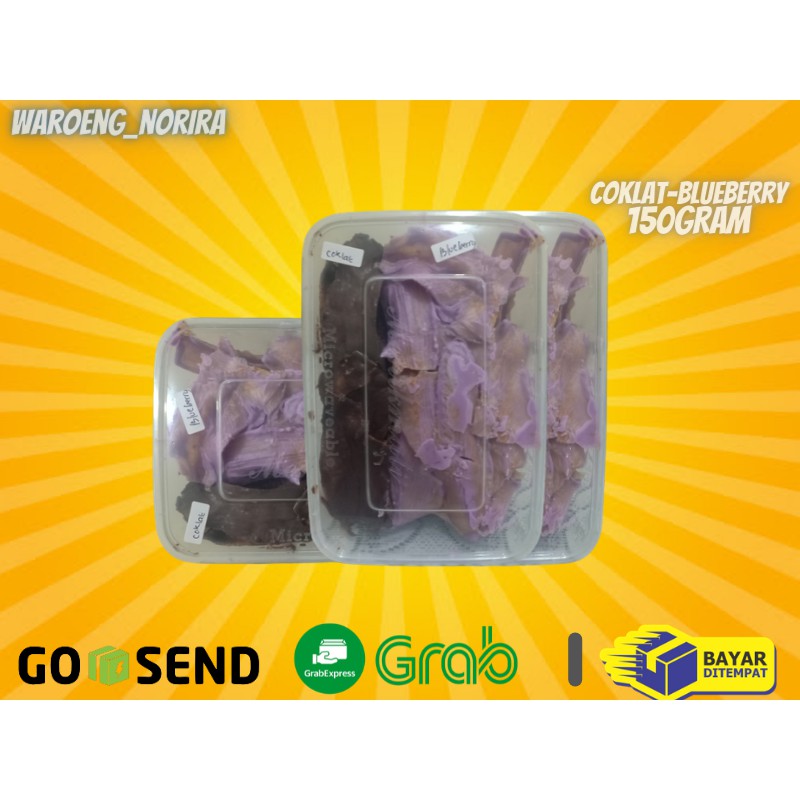 

Keripik Pisang Coklat Bluebeery Lumer/TERMURAH