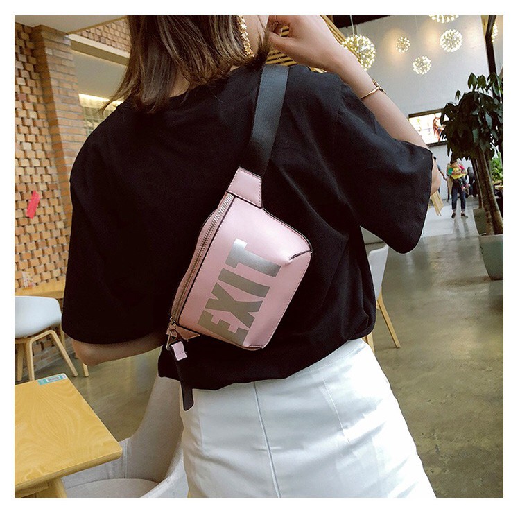 Exit Woman Waist bag - Tas Pinggang Wanita Import - Bum Bag - belt bag dupe Charles and Keith