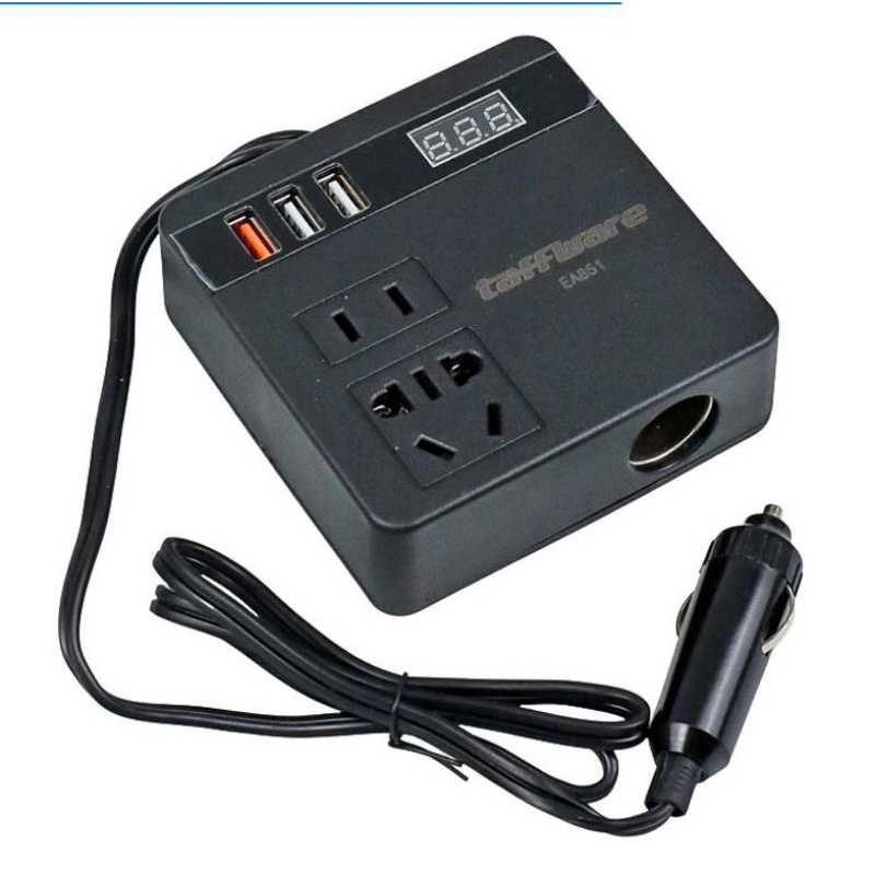 inverter Mobil 12v dan 24v to 110v dan 220v Pengubah arus DC Mobil ke AC Listrik Rumah Car power