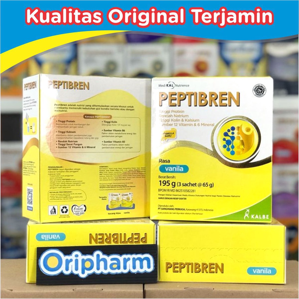 

Peptibren Vanila 195g KEMASAN BARU