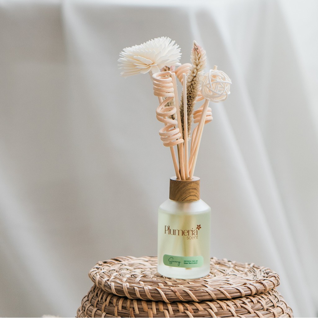 Jual Plumeria Scent Essential Oil Reed Diffuser - Sewangi (Green Tea ...