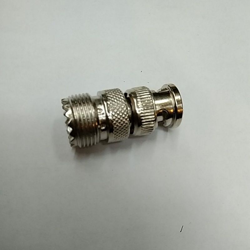 konektor adapter konektor sambungan Bnc male to PL female bnc ht