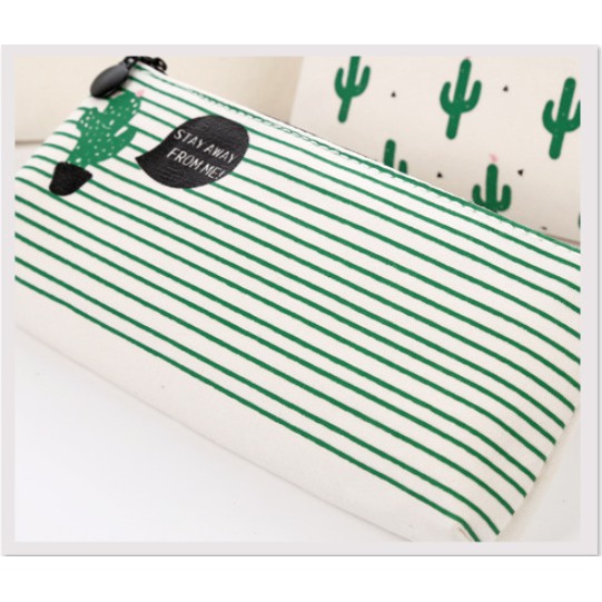 Tempat Pensil Gambar KAKTUS / Tempat Alat Tulis Motif Tanaman KAKTUS / Tepak Pensil CACTUS Simple