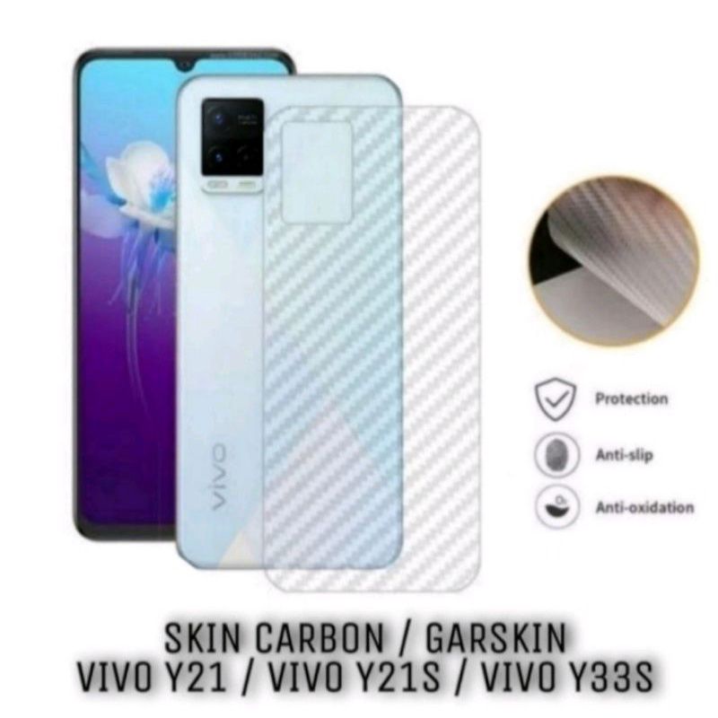 Skin Karbon/Garskin VIVO Y21 Y21S Y33S ANTI JAMUR SKIN KARBON/GARSKIN