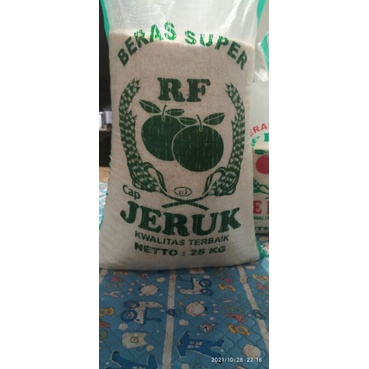 

Beras premium cap RF Jeruk 25 Kg