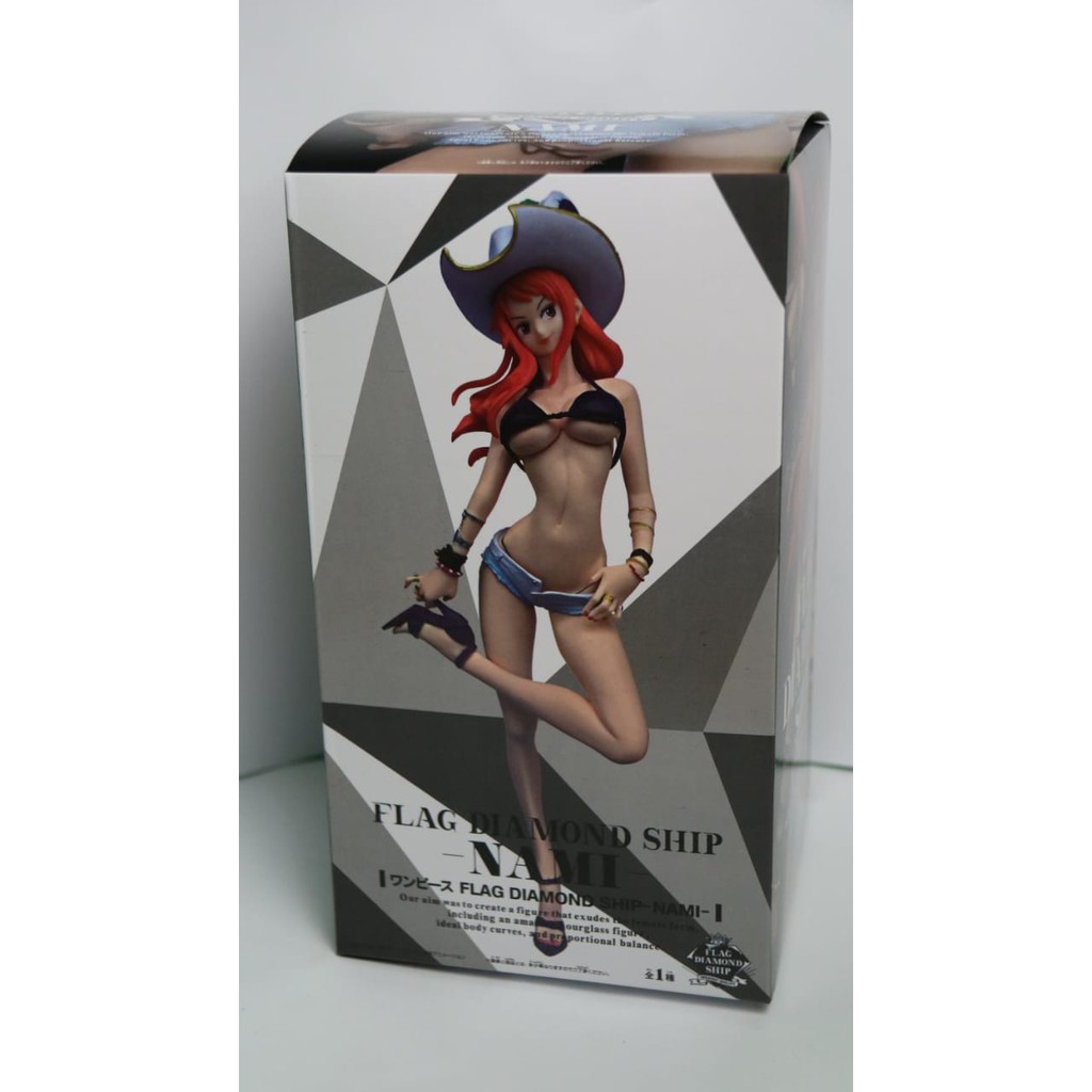 PVC Nami Flag Diamond Grand Ship Bra Ungu Purple One Piece Movie
